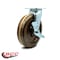 Service Caster 8 Inch High Temp Phenolic Swivel Caster with Roller Bearing and Brake SCC SCC-30CS820-PHRHT-TLB - alternate 5